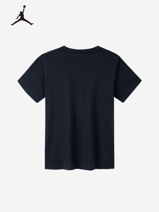 乔丹童衣儿童夏季运动休闲街头炫酷短袖薄圆领大logoT恤JD2312033 商品图1