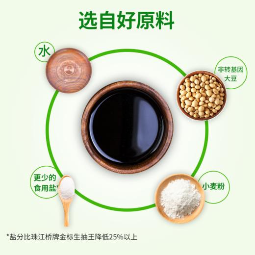 珠江桥牌 轻盐特级生抽1L×2瓶 商品图2