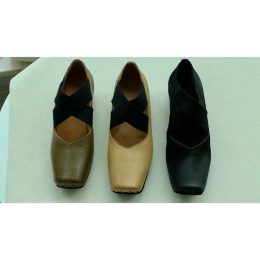 【à perles】uma做旧手工复古擦色交叉绑带芭蕾舞鞋【清仓，不退不换】 商品图1