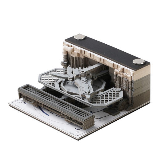 3d立体便签纸地球日历手撕便利贴高颜值建筑纸雕霍格沃茨三维定制 商品图9