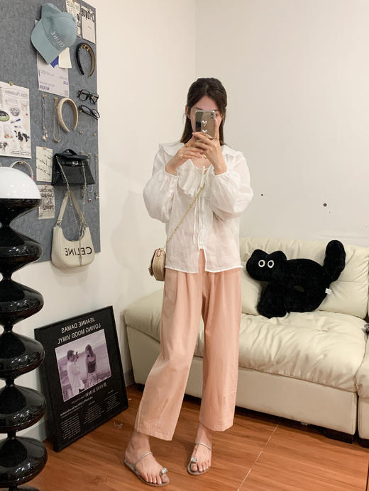 <曾小咸推荐>巨折清仓秒杀，稀有现货24小时发【仅限今日】荷叶衬衫 商品图3