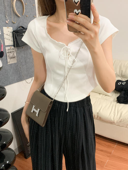 <曾小咸推荐>巨折清仓秒杀，稀有现货24小时发【仅限今日】条纹阔腿裤 商品图1