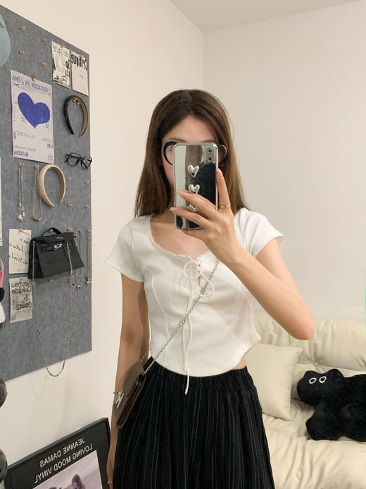 <曾小咸推荐>巨折清仓秒杀，稀有现货24小时发【仅限今日】条纹阔腿裤 商品图3