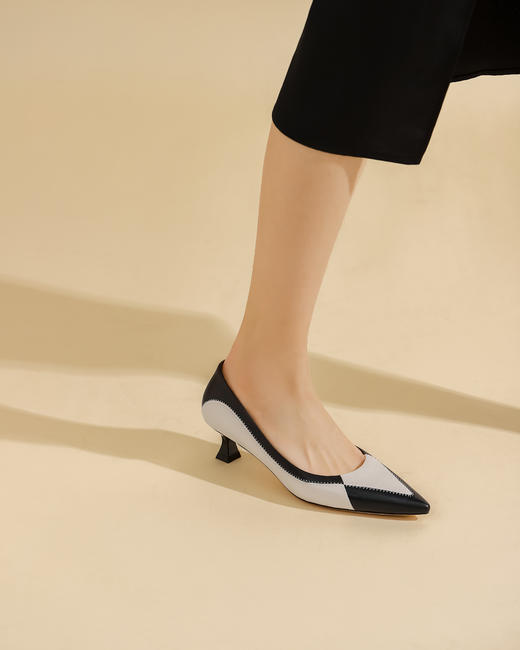 西村名物2023年春季新款玛丽珍女日系jk小皮鞋漆皮学院风粗跟T23AE12381 商品图3