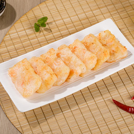 【鲜香弹牙，虾肉清晰可见】渔人小胖虾饼 精选优质南美白虾原料，使用鱿鱼糜打底，Q弹的口感多种食材有层次，营养丰富，烹饪简单 360g/袋.01 商品图1