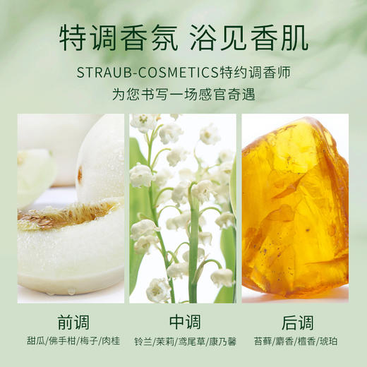 德国原装进口香水沐浴露保黛宝青苹百合香浴体香清爽香水型留香久500ml 商品图4