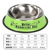 宠物不锈钢中号喂食碗5个/组 商品缩略图3