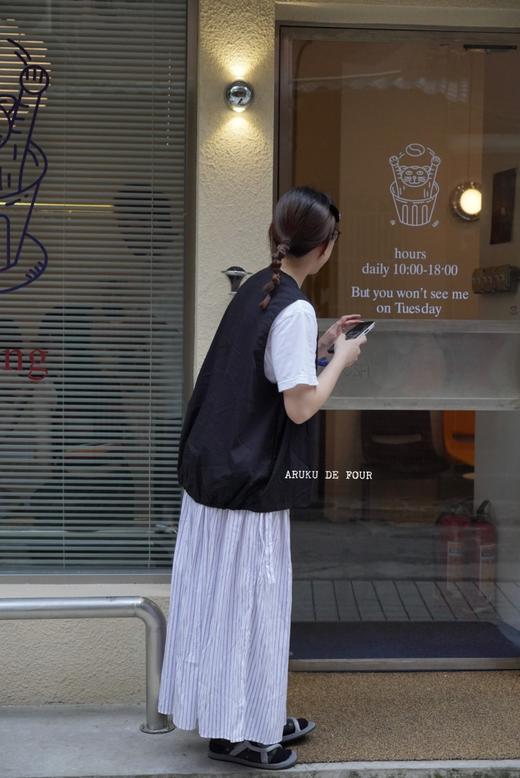 g日系简约条纹半裙 商品图8