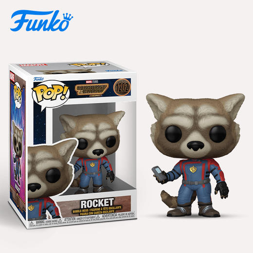 Funko POP! 漫威电影银河护卫队3 Rocket火箭浣熊手办公仔玩偶摆件 67509 商品图2