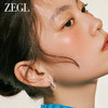 ZEGL璀璨几何耳环女2023新款爆款耳钉小众设计感高级925银针耳饰 商品缩略图2