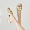 ZHR凉拖鞋女2023新款拖鞋夏季女鞋法式小高跟凉鞋女凉鞋配裙子女 商品缩略图5