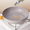 Flonal火山岩平底家用不粘锅煎饼煎蛋麦饭石深煎锅炒菜电磁炉燃气【不支持补差，非质量问题不退不换】S 商品缩略图3