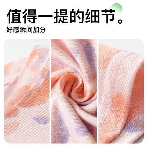 爱帝女夏季彩色印花全棉家居裙 商品图7