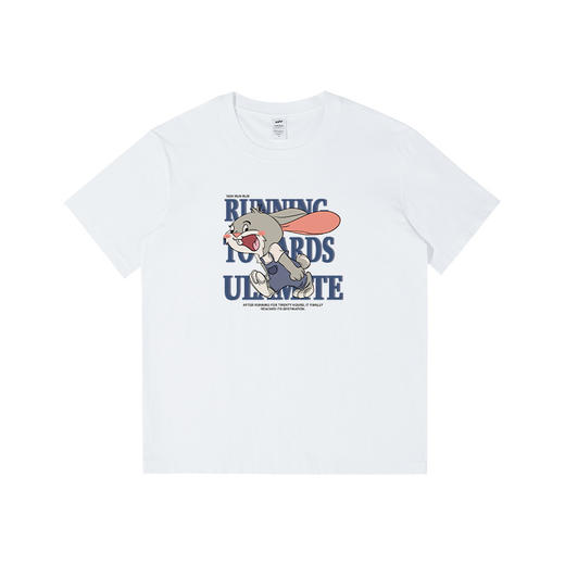 「16款颜色！230g纯棉」可爱兔子短袖t恤女卡通创意趣味半截袖纯棉圆领夏季宽松上衣 商品图4