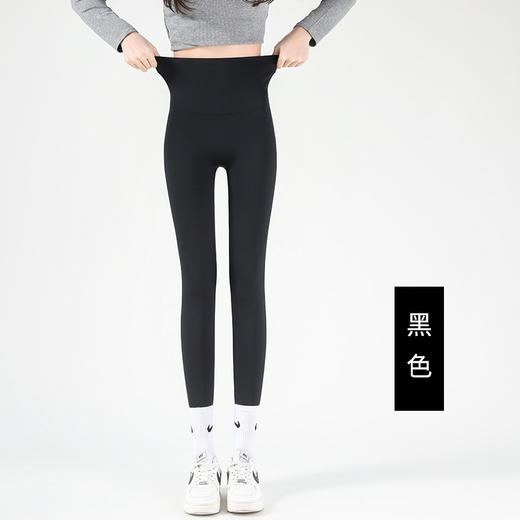 【显瘦塑型！无痕收腹鲨鱼裤】零束缚全无痕塑型，薄款显瘦塑造小蛮腰，紧身瑜伽裤，立体剪裁重压收腹，女外穿夏季裤哑光修身无尴尬线芭比裤粉丝专属 商品图4