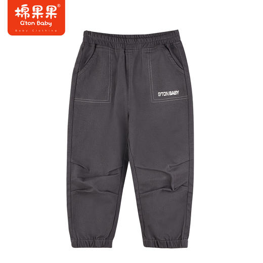 棉果果秋季新品帅气男童弹力棉棉斜纹工装裤M312200223488 商品图1