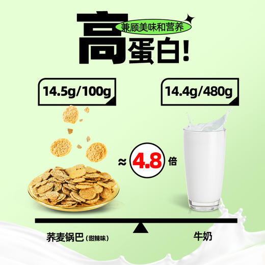 【低碳优选】【生酮不可】咔咔脆荞麦锅巴甜辣味/海苔味/牛肉味/真浓番茄味25g 商品图2