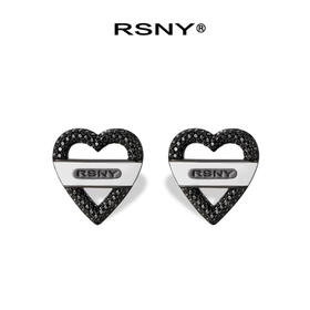 RSNY city heart 耀石城市爱心耳环