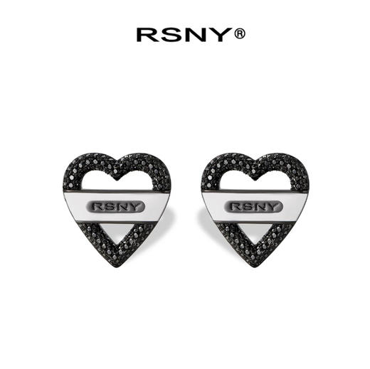 RSNY city heart 耀石城市爱心耳环 商品图0