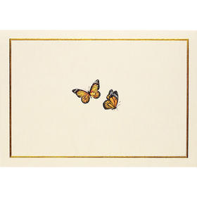 黑脉金斑蝶 明信片信封贺卡 文创周边 Peter Pauper Press 英文原版 
Monarch Butterflies Note Cards