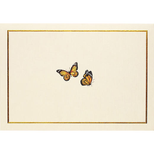 黑脉金斑蝶 明信片信封贺卡 文创周边 Peter Pauper Press 英文原版 
Monarch Butterflies Note Cards 商品图0