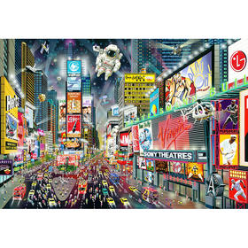 时代广场拼图1000片 文创周边 Peter Pauper Press 英文原版 
Times Square Jigsaw Puzzle