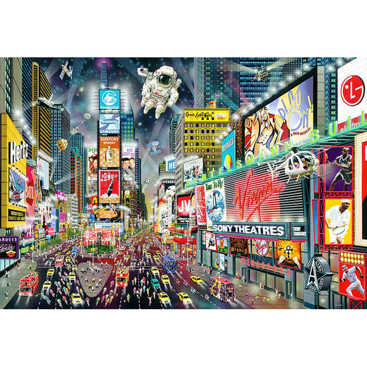 时代广场拼图1000片 文创周边 Peter Pauper Press 英文原版 
Times Square Jigsaw Puzzle 商品图0