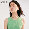ZEGL彩色笑脸串珠项链女轻奢小众2023新款爆款甜酷夏季双层锁骨链 商品缩略图2