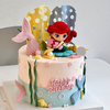 【美人鱼公主】-女孩生日蛋糕/儿童蛋糕 商品缩略图1
