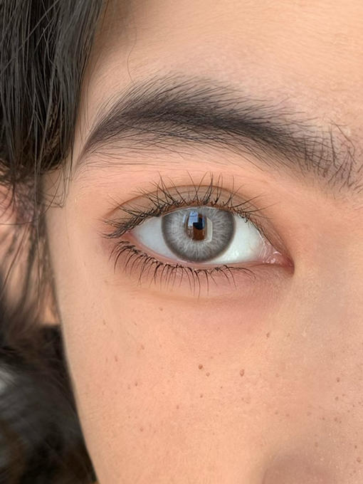 Li chee chee 悉尼灰 年抛 2片 14.5mm 参考着色13.7mm 基弧8.6 含水38% 韩国进口 商品图2