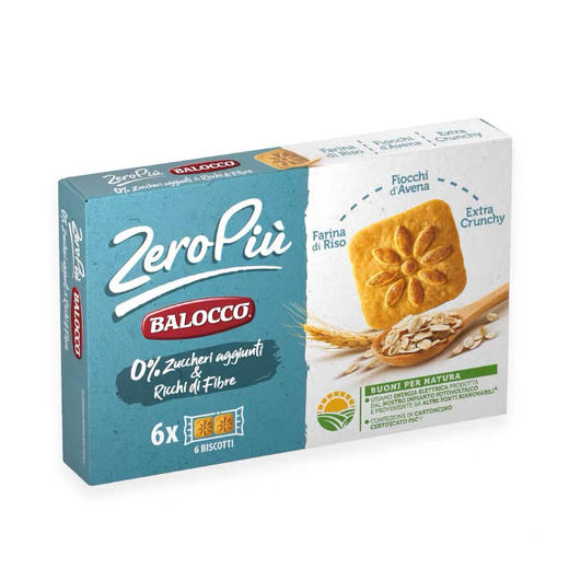 意大利百乐可燕麦谷物高纤维饼干230g 商品图0