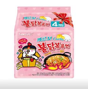 三养超辣鸡肉面奶油味拌面