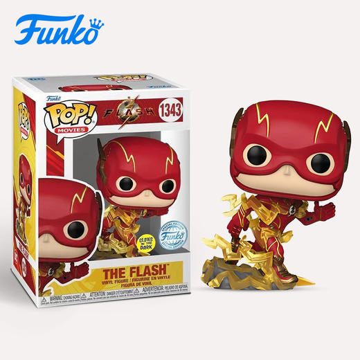 Funko POP! DC电影 The Flash 奔跑的闪电侠夜光限定款手办公仔玩偶摆件 66368 商品图2