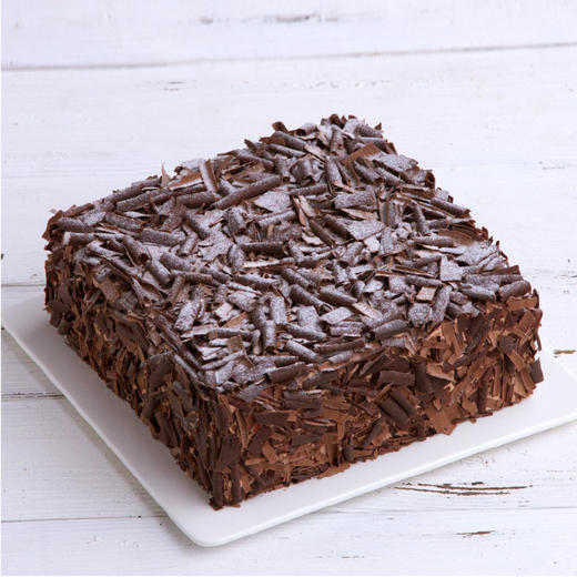 【巧克力控推荐】单恋黑森林蛋糕，两层黑樱桃酱夹心+代可可脂三层巧克力蛋糕胚，令人一尝难忘（深圳幸福西饼蛋糕Y） 商品图0