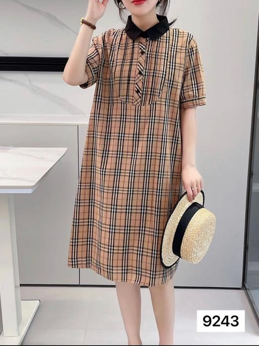 女拼接经典连衣裙9243 商品图1