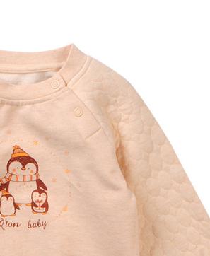 棉果果秋冬季新疆彩棉男童女童圆领卫衣M401180118693 商品图1