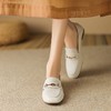 ZHR休闲单鞋2023新款百搭一脚蹬法式复古小皮鞋女通勤轻便乐福鞋 商品缩略图0