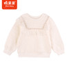 棉果果秋季新品女童洋气公主风干净空气层圆领卫衣M322180623434 商品缩略图0