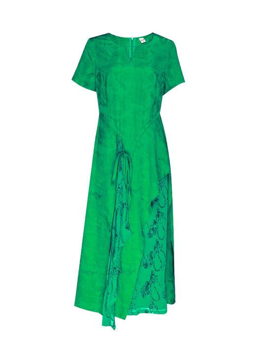 绿罗裳盘绳绣连衣裙 | 杨丽萍老师同款 | 现货加急发 商品图9