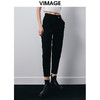 【转款下架】VIMAGE纬漫纪秋季新款高腰通勤纯色显瘦裤子V2005604 商品缩略图2