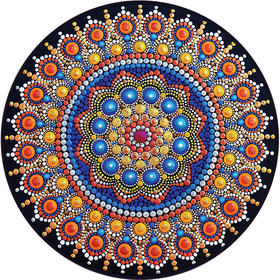 神奇的曼荼罗拼图1000片圆形拼图 文创周边 Peter Pauper Press 英文原版 
Magical Mandala 1000 Piece Round Jigsaw Puzzle