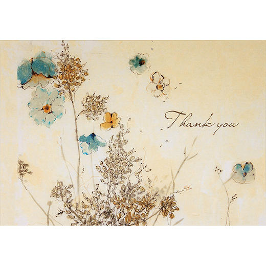 水彩鲜花 明信片信封贺卡 文创周边 Peter Pauper Press 英文原版 
Watercolor Flowers Thank You Notes 商品图0