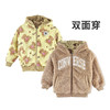 Converse匡威童衣童衣冬女童羊羔绒双面穿保暖连帽厚外套CV2242109 商品缩略图0