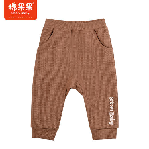 棉果果秋季新品女童华夫格PP裤裤子M322205223442 商品图0