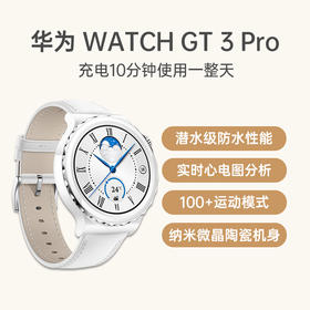 （最高减1000元）华为 WATCH GT 3 Pro 43mm  陶瓷款 2022款