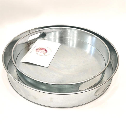 铁皮圆形托盘两件套 商品图1