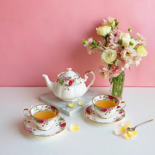 韩国进口HANKOOK金边玫瑰茶壶套装6件 商品图4