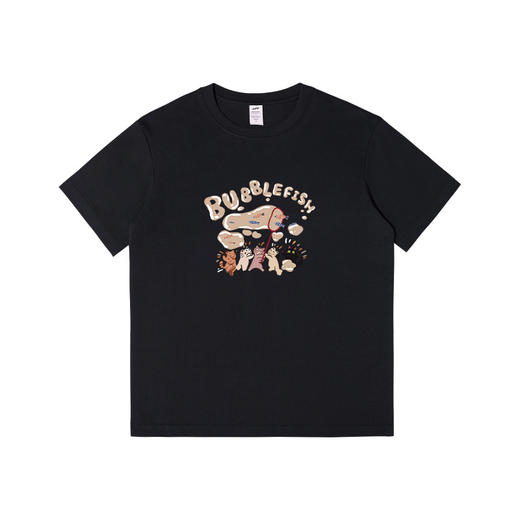 「16色可选！男女同款」纯棉女短袖t恤 日系港味chic卡通半截袖男夏季宽松韩版潮牌上衣女 商品图4