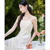 西遇吊带连衣裙女夏季新款法式小众高级感白色中长款仙女裙D1031143/V0050523 商品缩略图2