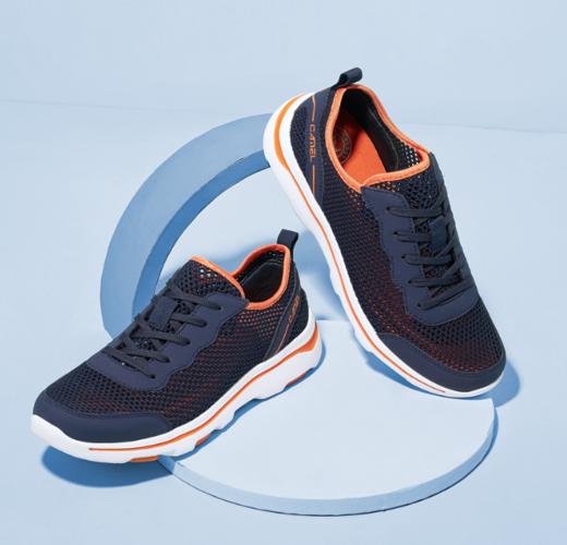 骆驼网面透气男鞋2025年夏季新款轻便运动鞋休闲健步鞋薄款网鞋男 A122303670 商品图2